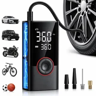 150PSI Smart Air Pump Tire Inflator Portable Air Compressor with Digital Pressure Gauge for Car Bike Motorcycle Ball
150PSI Smart Air Pump Tire Inflator Portable Air Compressor with Digital Pressure Gauge for Car Bike Motorcycle Ball
