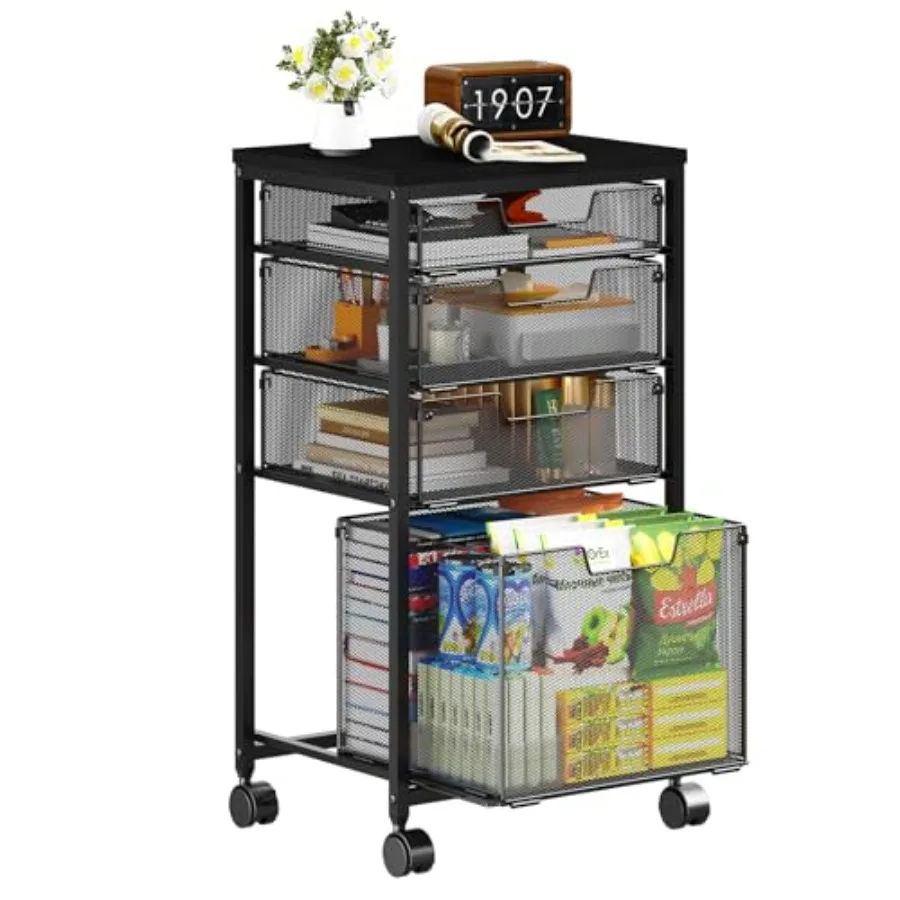 3 Drawers Rolling Storage Cart, Utility Cart with Wooden Tabletop, Rolling Storage Drawer Cart with Lockable Wheels, Storage Cr
3 Drawers Rolling Storage Cart, Utility Cart with Wooden Tabletop, Rolling Storage Drawer Cart with Lockable Wheels, Storage Cr