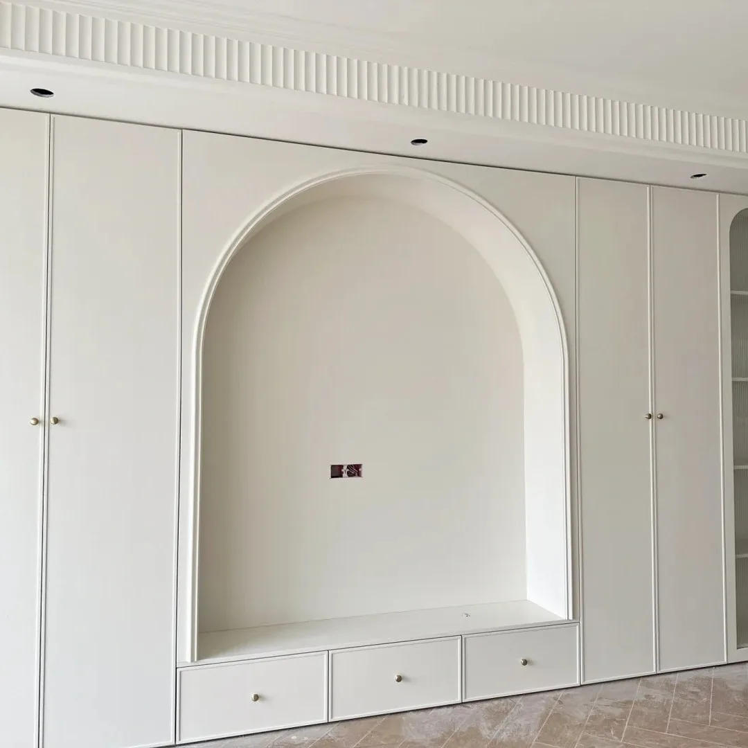 &French Modern Solid Color Wood TV Cabinet Storage Space Eco-Friendly Durable Multi-Functional Home Furniture Apartments Villas
&French Modern Solid Color Wood TV Cabinet Storage Space Eco-Friendly Durable Multi-Functional Home Furniture Apartments Villas