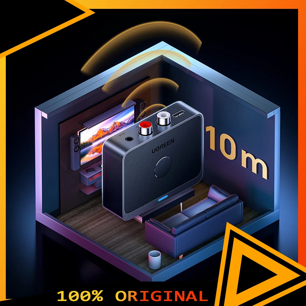 UGREEN BT505 AUX Bluetooth Receiver LDAC AAC Hi-Fi 3.5mm Jack 2RCA RCA Audio Bluetooth 6.0 Adapter Receivers 15h For Car Speaker
UGREEN BT505 AUX Bluetooth Receiver LDAC AAC Hi-Fi 3.5mm Jack 2RCA RCA Audio Bluetooth 6.0 Adapter Receivers 15h For Car Speaker