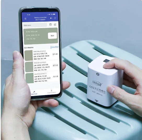 Colorimeter Coating Colorimeter Color Checker LS171 D65 Light Source Bluetooth Mobile APP Portable Digital Ceramic
Colorimeter Coating Colorimeter Color Checker LS171 D65 Light Source Bluetooth Mobile APP Portable Digital Ceramic