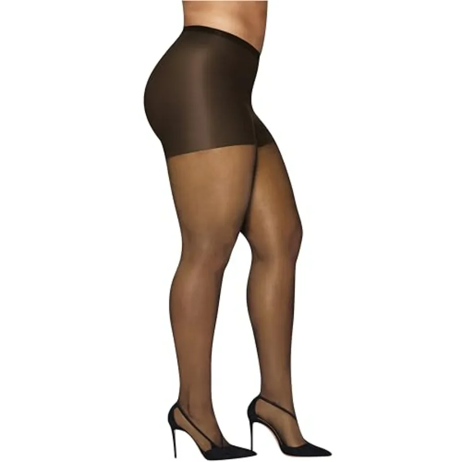 Hanes Women's Curves Control Top Sheer Toe Silky Sheer Pantyhose With Wicking Cool Comfort
Hanes Women's Curves Control Top Sheer Toe Silky Sheer Pantyhose With Wicking Cool Comfort