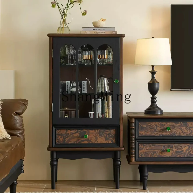 FG Home Premium Retro Solid Wood Wine Cabinet Living Room Home Wall Mounted Glass Wine Display Storage Rack
FG Home Premium Retro Solid Wood Wine Cabinet Living Room Home Wall Mounted Glass Wine Display Storage Rack