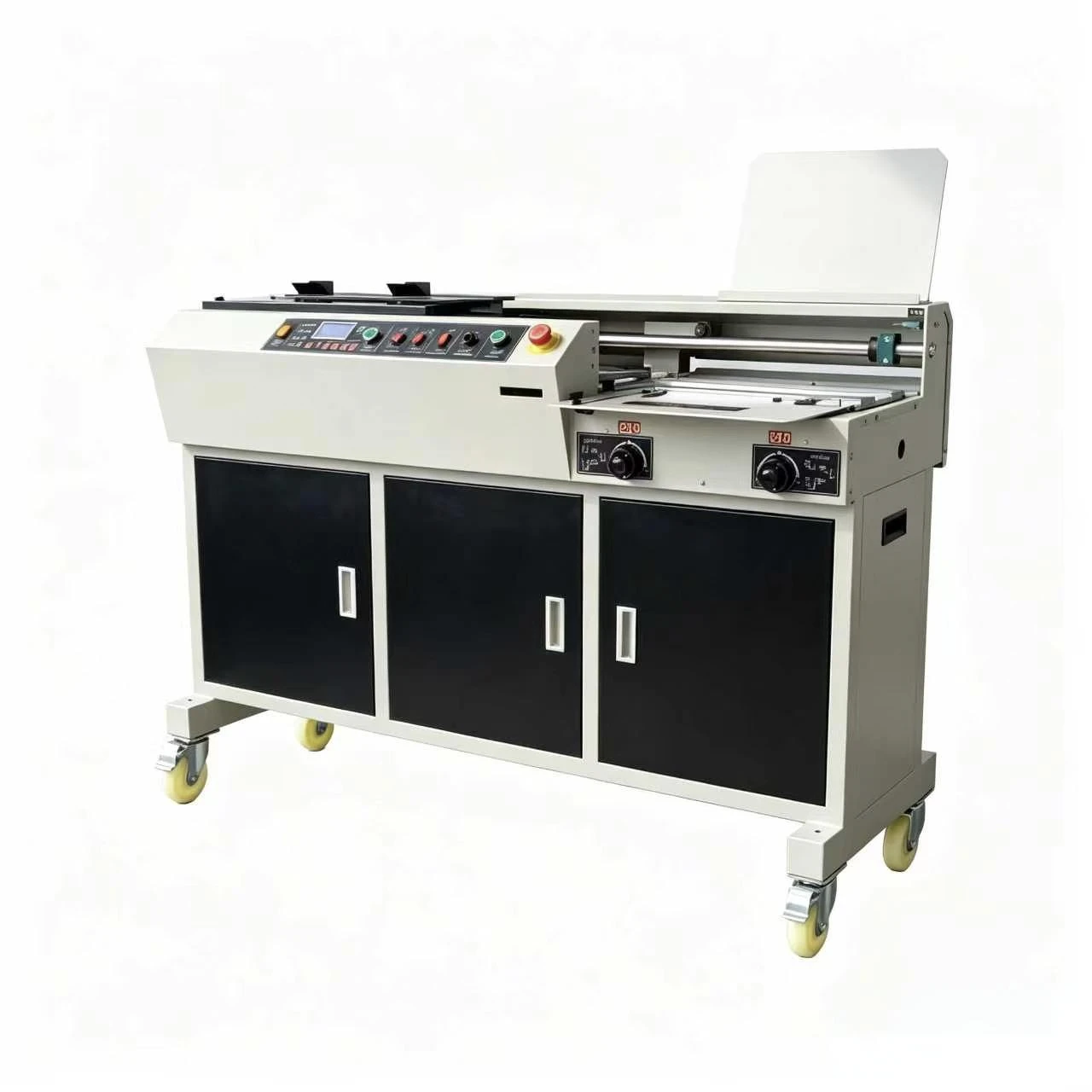 Industrial Grade Fully Automatic A3 Perfect Binding Machine High Speed Electric Hot Melt Glue Metal 280/h Large Volume Printing
Industrial Grade Fully Automatic A3 Perfect Binding Machine High Speed Electric Hot Melt Glue Metal 280/h Large Volume Printing