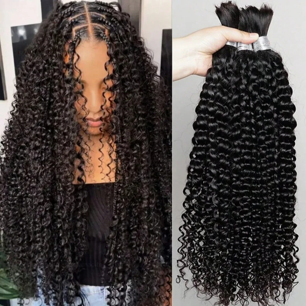 Human Braiding Hair For Boho Braids Deep Wave Bulk Human Hair Curly Hair For Boho Braids Extensions No Weft Natural Black Color
Human Braiding Hair For Boho Braids Deep Wave Bulk Human Hair Curly Hair For Boho Braids Extensions No Weft Natural Black Color