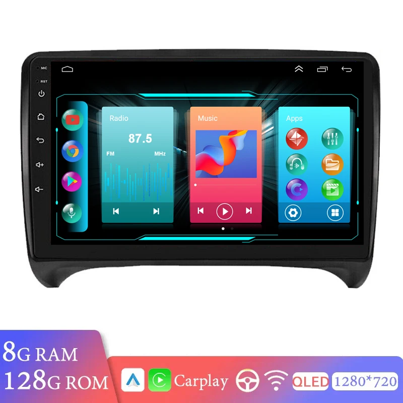 Автомагнитола на Android 13 для Audi TT, MK2, 8J, 2006-2012, 2013, 2014, видео, мультимедийный плеер, GPS-навигация, стерео головное устройство
Автомагнитола на Android 13 для Audi TT, MK2, 8J, 2006-2012, 2013, 2014, видео, мультимедийный плеер, GPS-навигация, стерео головное устройство