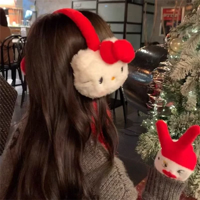 In Stock Kawaii Hello Kitty Earmuffs Winter Cute Cartoon Plush Warm Anti-Freeze Kitty Earmuffs High-Value Earmuffs Warm Surprise
In Stock Kawaii Hello Kitty Earmuffs Winter Cute Cartoon Plush Warm Anti-Freeze Kitty Earmuffs High-Value Earmuffs Warm Surprise