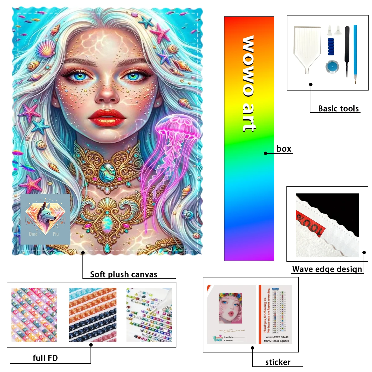 【Piu Diamond Art】Hormiga y chica de medusa 100% resin FD+ab+cr Diamond Stamping Kit Perfect Masterpiece worth Buying
【Piu Diamond Art】Hormiga y chica de medusa 100% resin FD+ab+cr Diamond Stamping Kit Perfect Masterpiece worth Buying