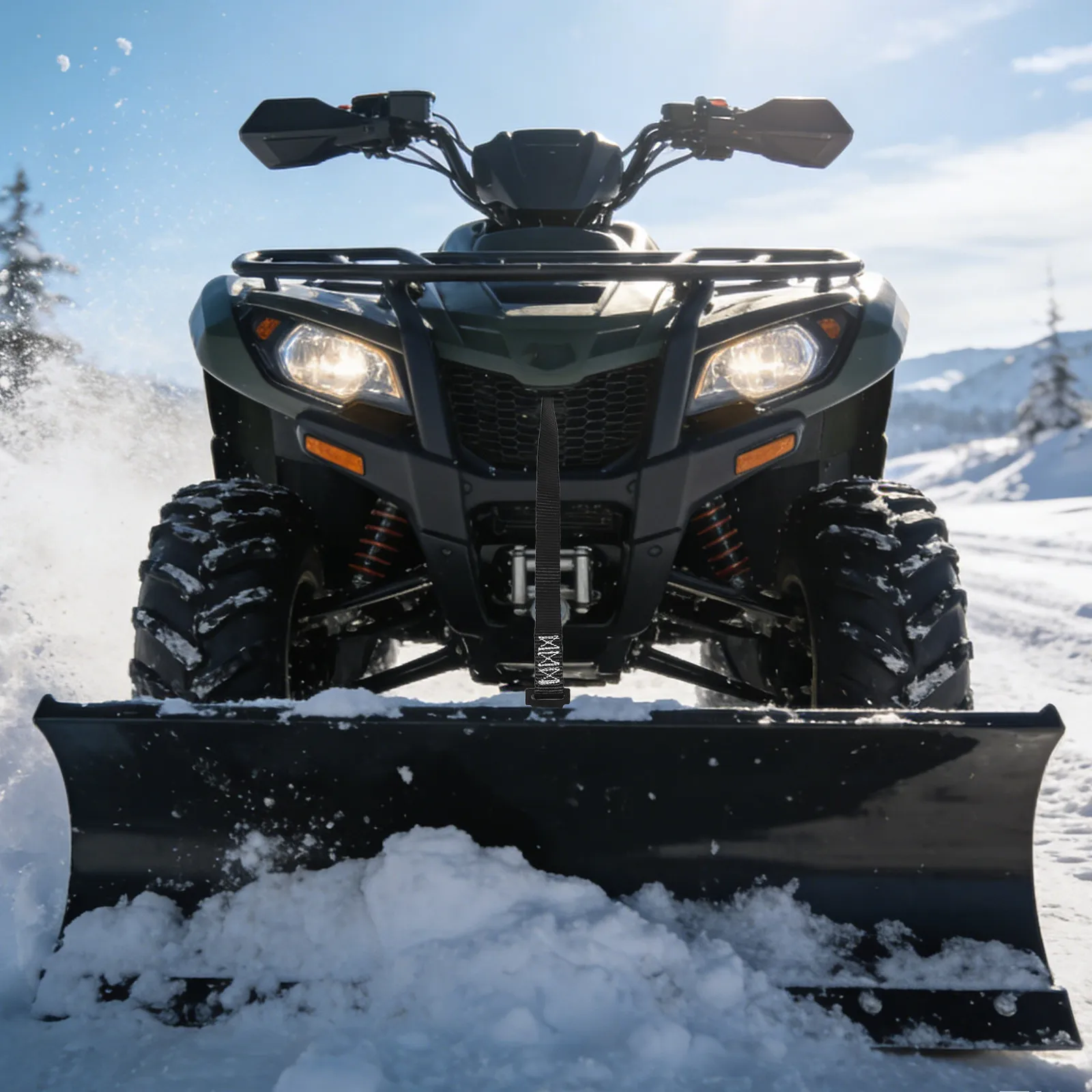 64-дюймовый ремень для лебедки квадроцикла/вездехода - Сверхпрочный ремень для подъема снегоуборочного плуга с повышенной прочностью и быстрой установкой для зимы
64-дюймовый ремень для лебедки квадроцикла/вездехода - Сверхпрочный ремень для подъема снегоуборочного плуга с повышенной прочностью и быстрой установкой для зимы