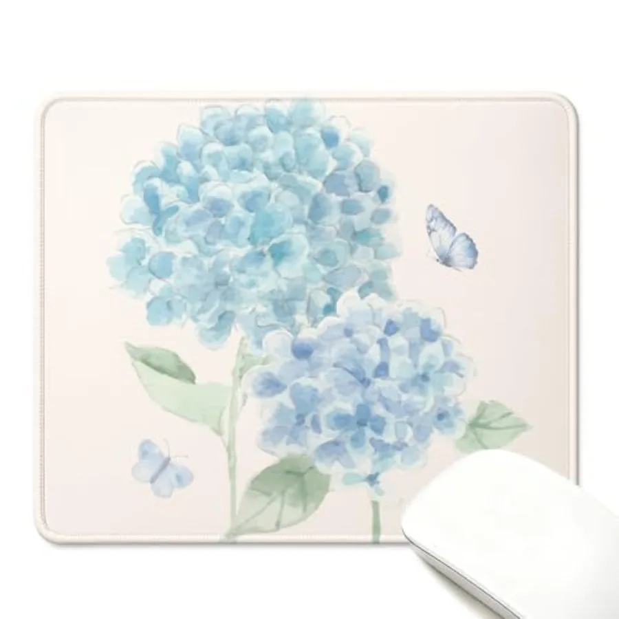 Flower Mouse Pad, Cute Blue Butterfly Aesthetic Desk Mat, Small Soft Surface Mousepad for Girls Women Teacher Room Decor, 9.5x7
Flower Mouse Pad, Cute Blue Butterfly Aesthetic Desk Mat, Small Soft Surface Mousepad for Girls Women Teacher Room Decor, 9.5x7