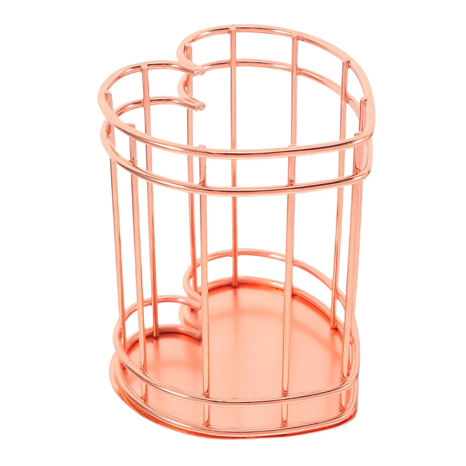 Heart Shaped Holder Metal Desktop Organizer Rose Gold Smooth Stationery Bucket Makeup Brush Holder Office Supplies
Heart Shaped Holder Metal Desktop Organizer Rose Gold Smooth Stationery Bucket Makeup Brush Holder Office Supplies