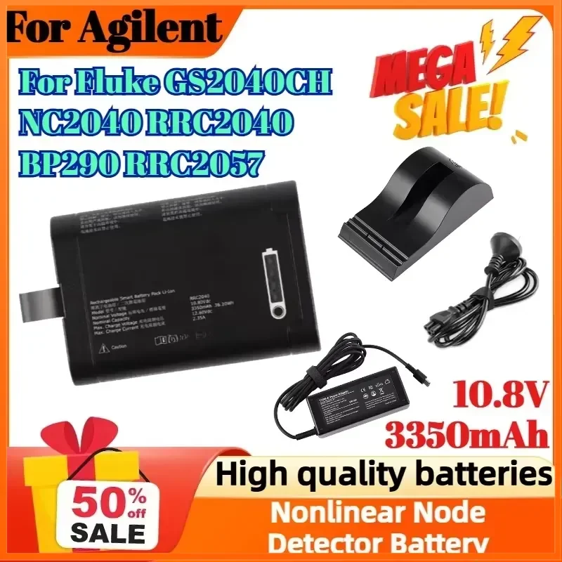 10.8V 3350mAh Nonlinear Node Detector Battery for Agilent Fluke GS2040CH NC2040 RRC2040 BP290 RRC2057 Battery Pack
10.8V 3350mAh Nonlinear Node Detector Battery for Agilent Fluke GS2040CH NC2040 RRC2040 BP290 RRC2057 Battery Pack