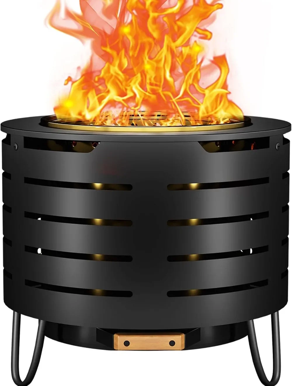 Portable Outdoor Fire Pit Set, 19 Inch Stainless Steel, Wood Burning, Low Smoke
Portable Outdoor Fire Pit Set, 19 Inch Stainless Steel, Wood Burning, Low Smoke