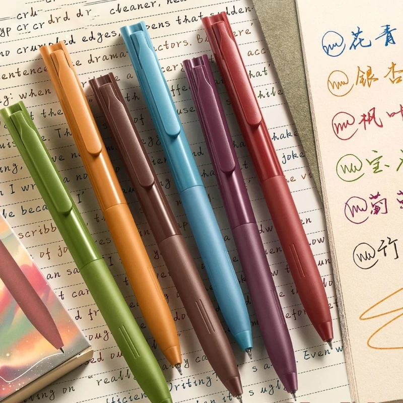 6 Pcs Retractable Gel Pen Set 0.5mm Writing Pen Back to School Supplies For Daily Writing Classroom Workplace Use
6 Pcs Retractable Gel Pen Set 0.5mm Writing Pen Back to School Supplies For Daily Writing Classroom Workplace Use