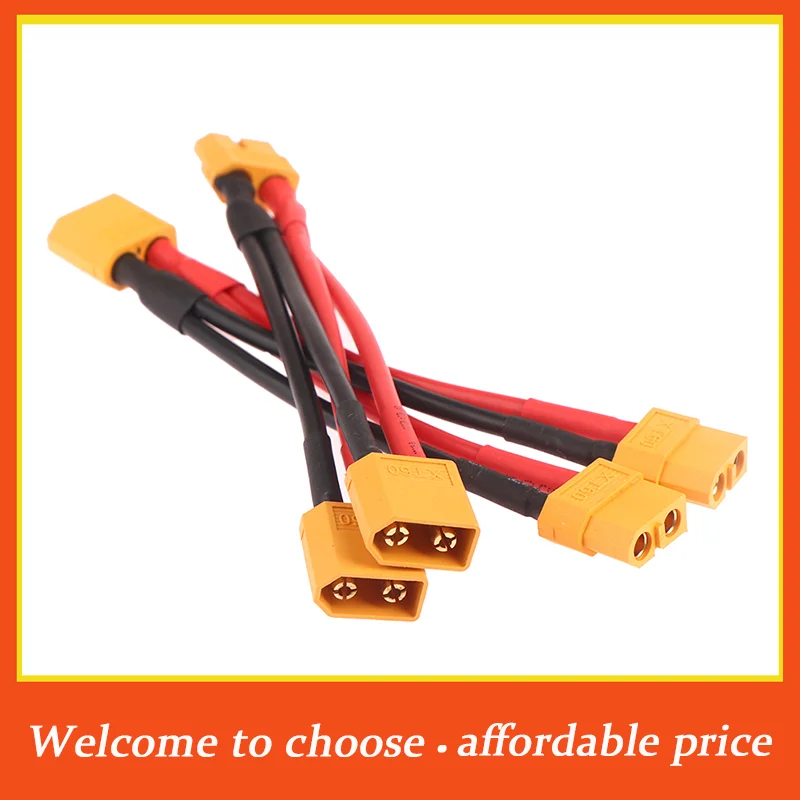 TU 1pc New Male Female Cable Dual Extension Y Splitter 3-Way 14AWG Silicone Wire XT60 Parallel Battery Connector For RC Motor
TU 1pc New Male Female Cable Dual Extension Y Splitter 3-Way 14AWG Silicone Wire XT60 Parallel Battery Connector For RC Motor