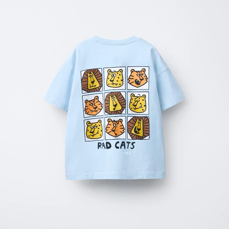 Animal Print Kids Cotton T-Shirt 15 S2555748dce6f4105b99707acc404276aG