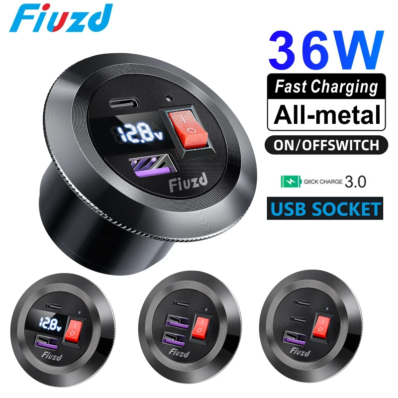 USB Type C Автомобильное зарядное устройство USB Разъем 12 В/24 В Двойная USB-розетка PD3.0 и QC3.0 Автомобильная розетка для автомобиля Лодка Грузовик Мотоцикл
USB Type C Автомобильное зарядное устройство USB Разъем 12 В/24 В Двойная USB-розетка PD3.0 и QC3.0 Автомобильная розетка для автомобиля Лодка Грузовик Мотоцикл