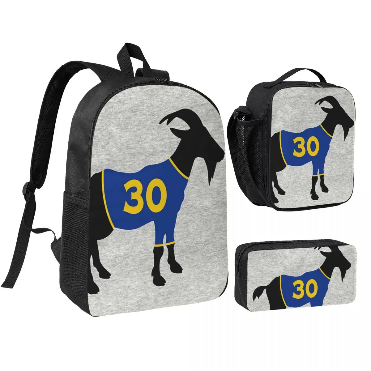 Steph Curry Goat Backpack Boys Girls BookBag School Bag Shoulder Bags 3ps Insulated Lunch Bag Pencil Case
Steph Curry Goat Backpack Boys Girls BookBag School Bag Shoulder Bags 3ps Insulated Lunch Bag Pencil Case