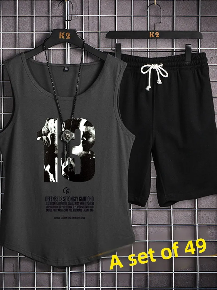 Мужской повседневный свободный баскетбольный жилет, лето 2023, комплект спортивной одежды для бега и фитнеса, бренд MPF, спортивные шорты, молодежный комплект Svel
Мужской повседневный свободный баскетбольный жилет, лето 2023, комплект спортивной одежды для бега и фитнеса, бренд MPF, спортивные шорты, молодежный комплект Svel