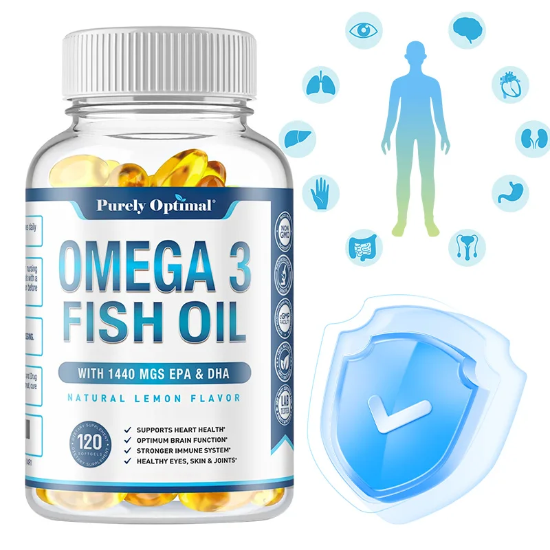 Капсулы с рыбьим жиром Omega 3 — богатые в DHA, EEPA — способствуют суставов, глазах, здоровья кожи, поддерживают иммунитет — 120 капсул
Капсулы с рыбьим жиром Omega 3 — богатые в DHA, EEPA — способствуют суставов, глазах, здоровья кожи, поддерживают иммунитет — 120 капсул