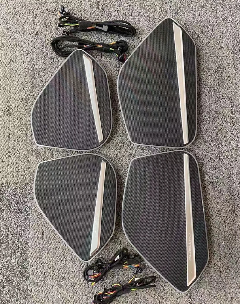 Factory Wholesale Price Applies to 2017-2025A4L B9 LED Automotive Ambient Light Speaker Cover
Factory Wholesale Price Applies to 2017-2025A4L B9 LED Automotive Ambient Light Speaker Cover