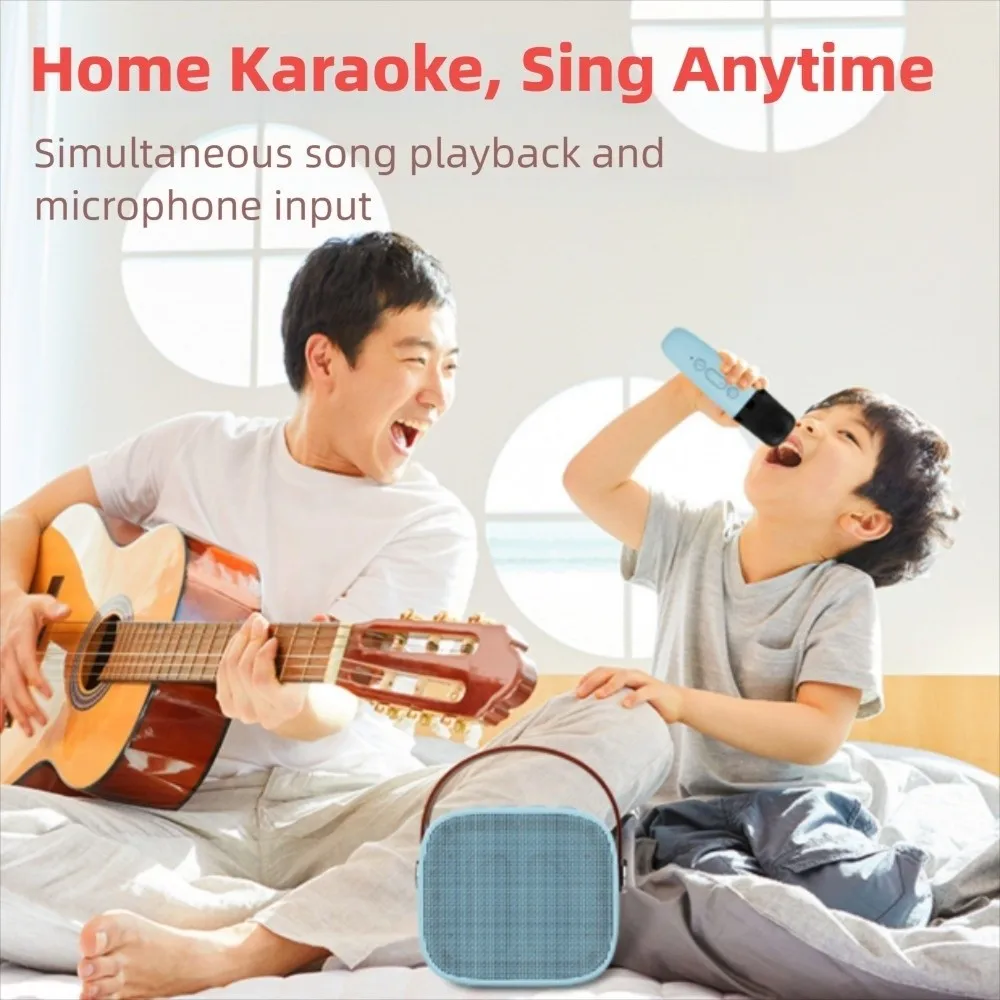 Portable Mini Bluetooth Speaker Karaoke Machine Subwoofer Karaoke Speaker Stereo Surround Singing 3DStereo Amplifier For
Portable Mini Bluetooth Speaker Karaoke Machine Subwoofer Karaoke Speaker Stereo Surround Singing 3DStereo Amplifier For