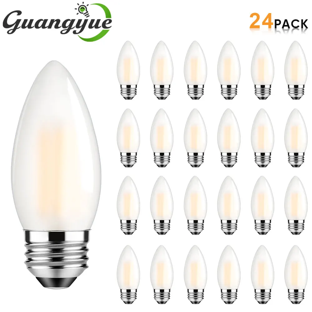 4W 6W Frosted Pendant Light Bulb C35 E12 B22 Candle LED Lamp Vintage Chandelier Bulbs Warm White 2700K Decorative Candle Bulbs
4W 6W Frosted Pendant Light Bulb C35 E12 B22 Candle LED Lamp Vintage Chandelier Bulbs Warm White 2700K Decorative Candle Bulbs