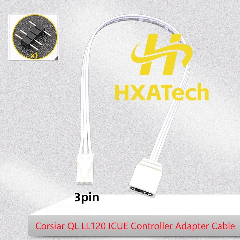 HXATech- White QL LL120 ICUE Divine light synchronization Controller 3PIN 4PIN HD ML argb Adapter cable for Corsair 10pcs/lot
HXATech- White QL LL120 ICUE Divine light synchronization Controller 3PIN 4PIN HD ML argb Adapter cable for Corsair 10pcs/lot