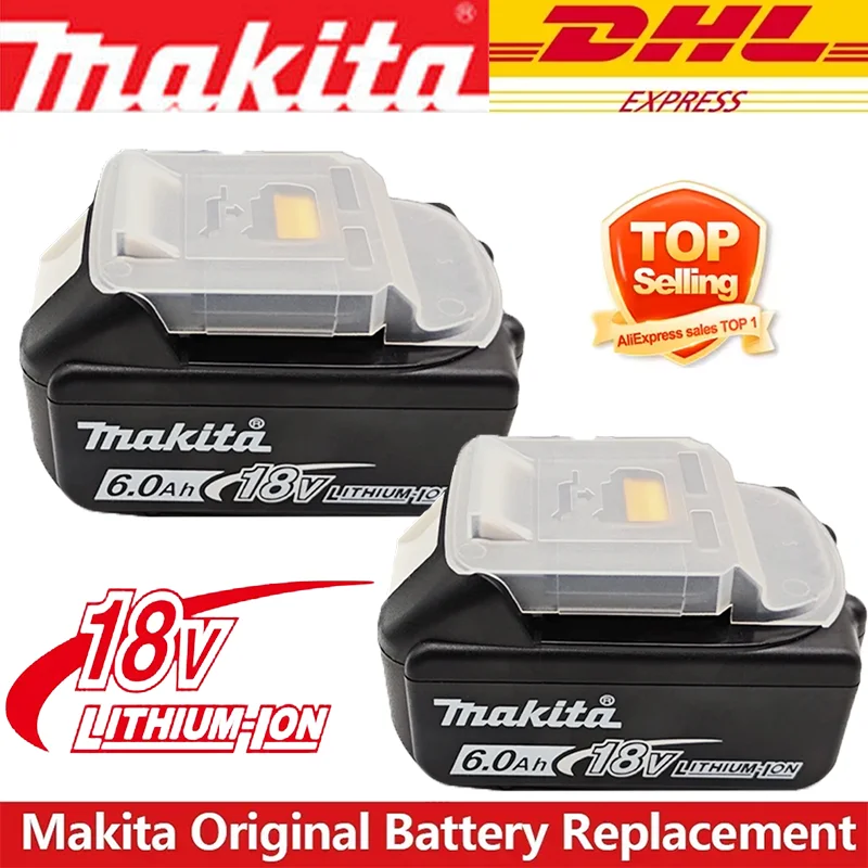 Original GenuineMakita 18V 6.0Ah Rechargeable Lithium Battery for Makita 18V BL1860B BL1850B BL1840B BL1930B Power Tools
Original GenuineMakita 18V 6.0Ah Rechargeable Lithium Battery for Makita 18V BL1860B BL1850B BL1840B BL1930B Power Tools