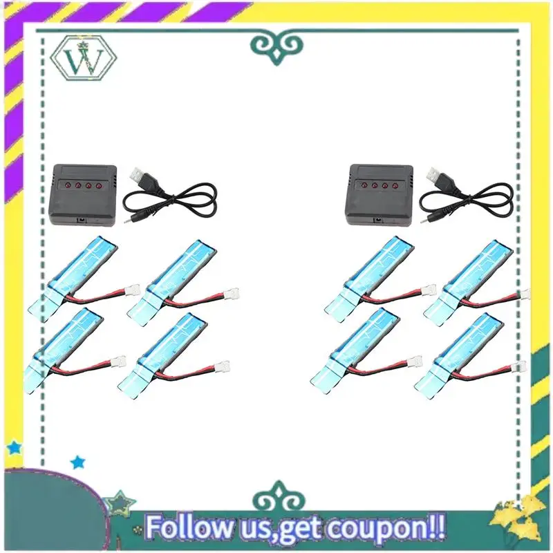 (New) 8PC 3.7V 520Mah 30C Upgraded Li-Po Battery With USB Charger For Wltoys XK K110 K110S V930 V977 RC Helicopter Spare Parts
(New) 8PC 3.7V 520Mah 30C Upgraded Li-Po Battery With USB Charger For Wltoys XK K110 K110S V930 V977 RC Helicopter Spare Parts