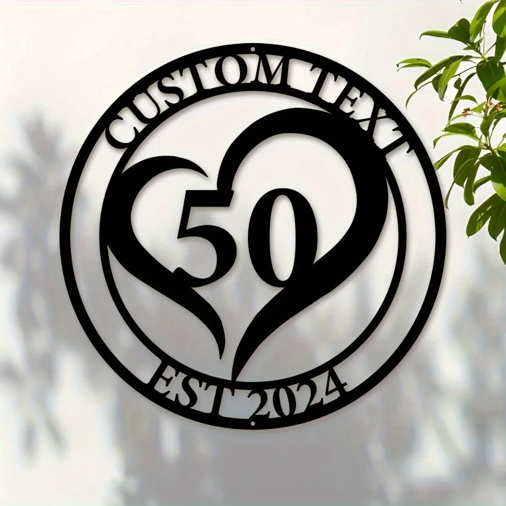 Custom Metal Anniversary Wall Sculptures Personalize Family Name House Number Charming Rustic Home Touch Ideal Housewarming Gift
Custom Metal Anniversary Wall Sculptures Personalize Family Name House Number Charming Rustic Home Touch Ideal Housewarming Gift