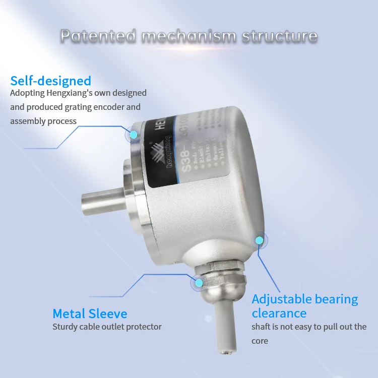Hengxiang S38 2 Channel 500 CPR CW CCW direction control solid shaft rotary encoder
Hengxiang S38 2 Channel 500 CPR CW CCW direction control solid shaft rotary encoder