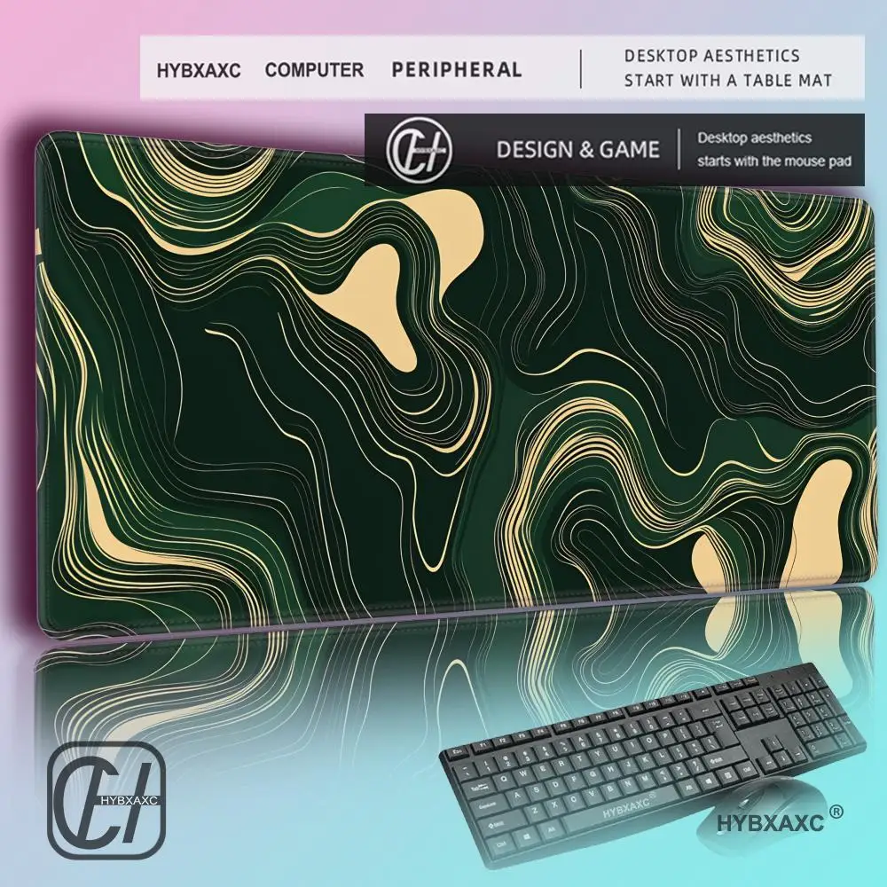 HYBXAXC Green texture Mouse Pad large mousemat computer gamer stitched edge keyboard desk mat washable non-slip Long Desk Pads
HYBXAXC Green texture Mouse Pad large mousemat computer gamer stitched edge keyboard desk mat washable non-slip Long Desk Pads