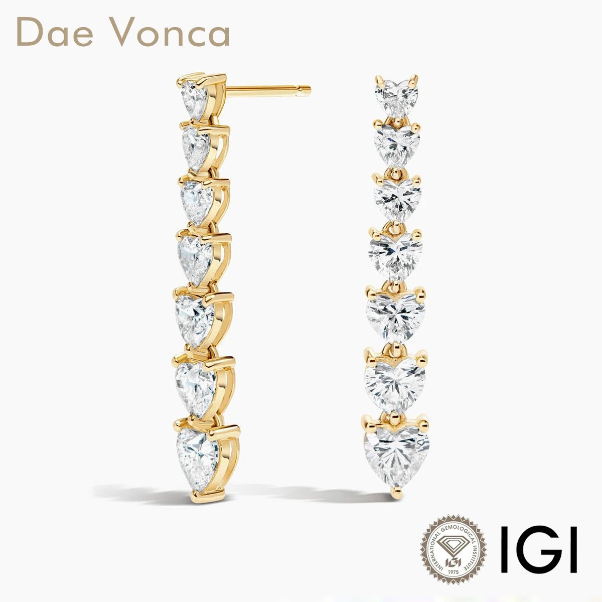 Heart Cut Lab Created Diamond Earrings VS/VVS Lab Diamond Earrings 9K/14K/18K Yellow Gold Lab Diamond Tassel Earrings For Women
Heart Cut Lab Created Diamond Earrings VS/VVS Lab Diamond Earrings 9K/14K/18K Yellow Gold Lab Diamond Tassel Earrings For Women
