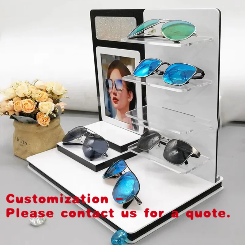 custom.Factory Custom L-Shape Metal Sunglasses Display Rack Portable Tabletop Display Stand Glasses Store
custom.Factory Custom L-Shape Metal Sunglasses Display Rack Portable Tabletop Display Stand Glasses Store
