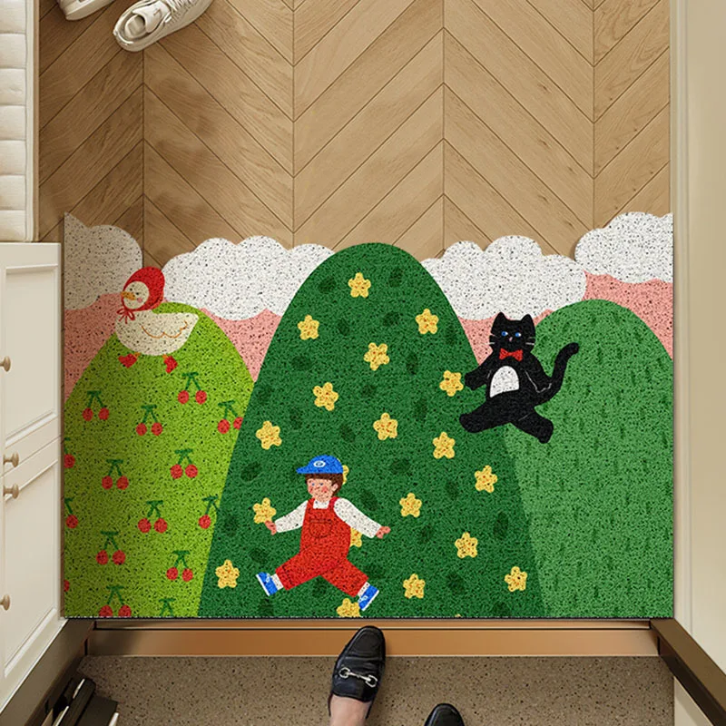 Forest Green Door Mat Irregular Plant Shaped Door Mat Carpet Front Door Mat Outside Entrance Spring Welcome Entryway Doormat
Forest Green Door Mat Irregular Plant Shaped Door Mat Carpet Front Door Mat Outside Entrance Spring Welcome Entryway Doormat