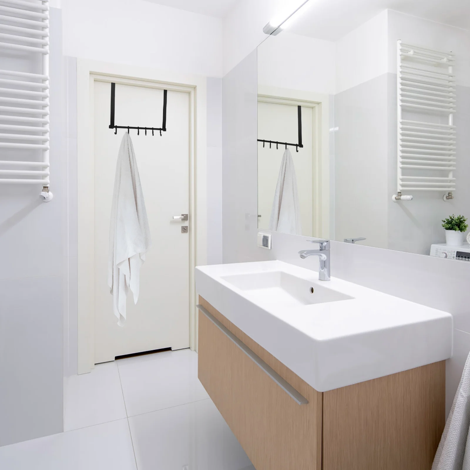 1 Set Of Back Hook Aluminum Alloy Over Door Hanger Punch Free Clothes Hat Bag Organizer Multi Functional Behind Door Mounting
1 Set Of Back Hook Aluminum Alloy Over Door Hanger Punch Free Clothes Hat Bag Organizer Multi Functional Behind Door Mounting