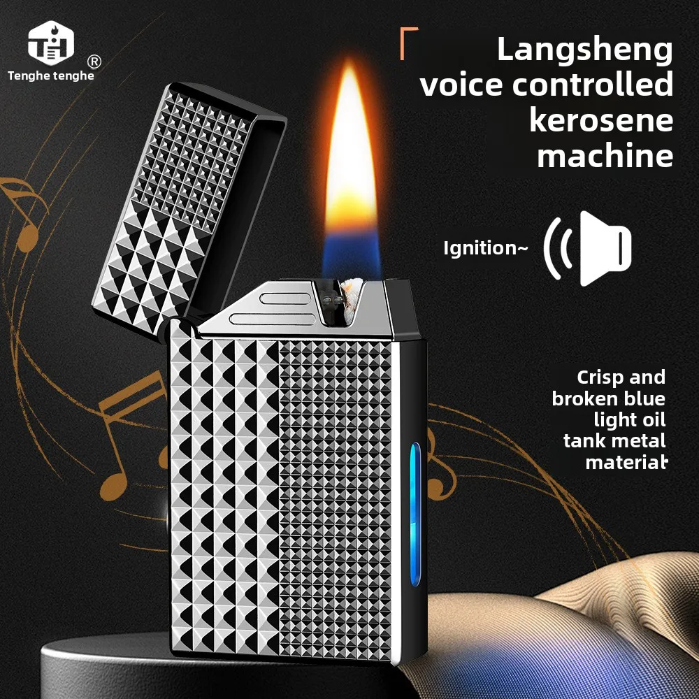 new intelligence Voice controlled Langsheng lighter, four types of hybrid induction ignition, smoking accessories
new intelligence Voice controlled Langsheng lighter, four types of hybrid induction ignition, smoking accessories