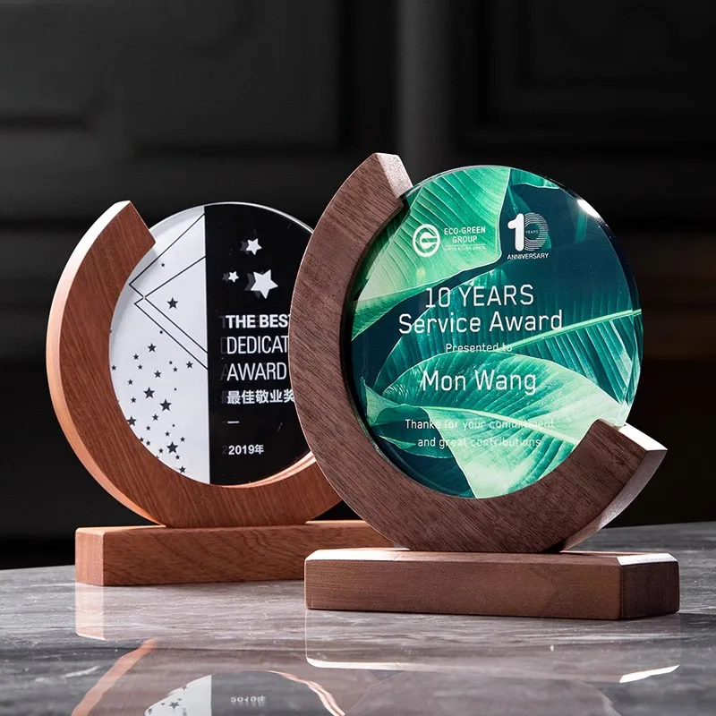 Customizable Round Crystal Trophy Company Prize Souvenir Contest Winner Trophy Home Decoration Crafts Wood Glass Certificate
Customizable Round Crystal Trophy Company Prize Souvenir Contest Winner Trophy Home Decoration Crafts Wood Glass Certificate
