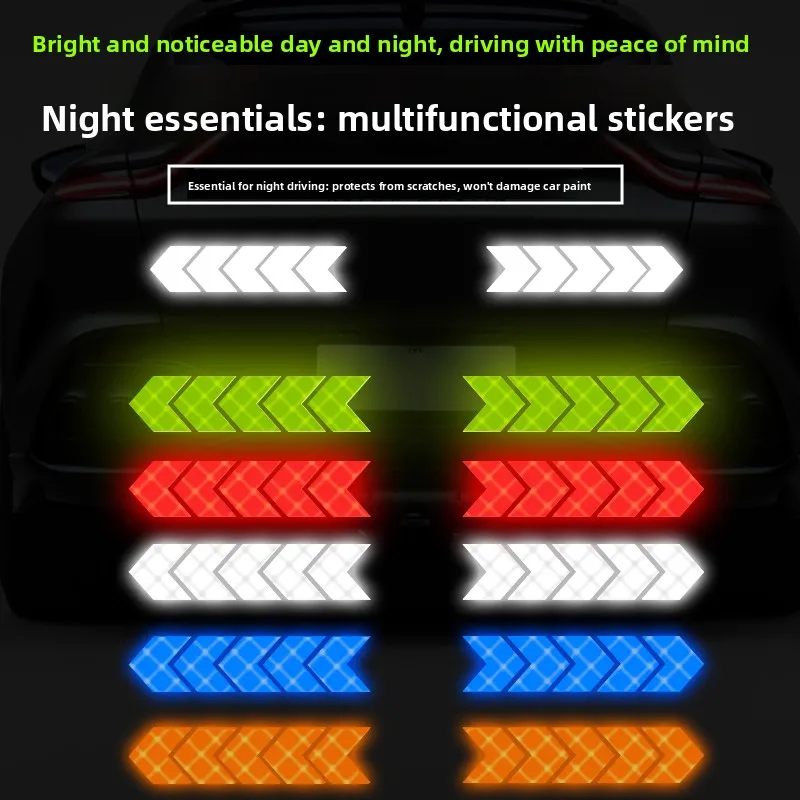 Reflective Decal Sticker for Motorcycle Body Tail Bumper Arrow Shaped Decorative Reflective Warning Markings Auto Accessories
Reflective Decal Sticker for Motorcycle Body Tail Bumper Arrow Shaped Decorative Reflective Warning Markings Auto Accessories