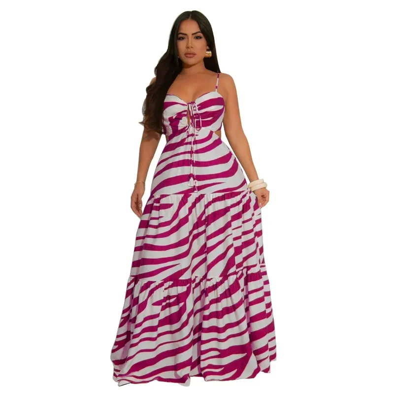 African Printed Women Strap Sleeveless Backless Long Dress 2025 Birthday Beach Evening Sexy Night Party Maxi Dresses Outfits
African Printed Women Strap Sleeveless Backless Long Dress 2025 Birthday Beach Evening Sexy Night Party Maxi Dresses Outfits
