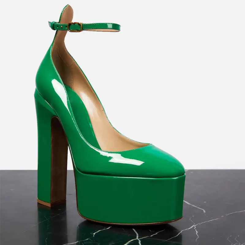 Women's Platform Pumps Patent Leather Dress Shoes for Women Round Toe Ankle Wrap Block Heel Formal Dress Shoes
Women's Platform Pumps Patent Leather Dress Shoes for Women Round Toe Ankle Wrap Block Heel Formal Dress Shoes