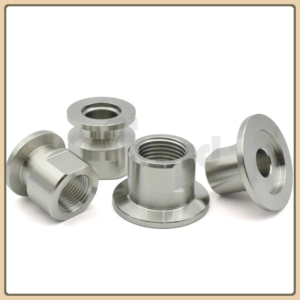 KF16 KF25 KF40KF50 Stainless Steel PT Internal Thread Vacuum Flange Joint Milled Edge Inner Thread Joint
KF16 KF25 KF40KF50 Stainless Steel PT Internal Thread Vacuum Flange Joint Milled Edge Inner Thread Joint