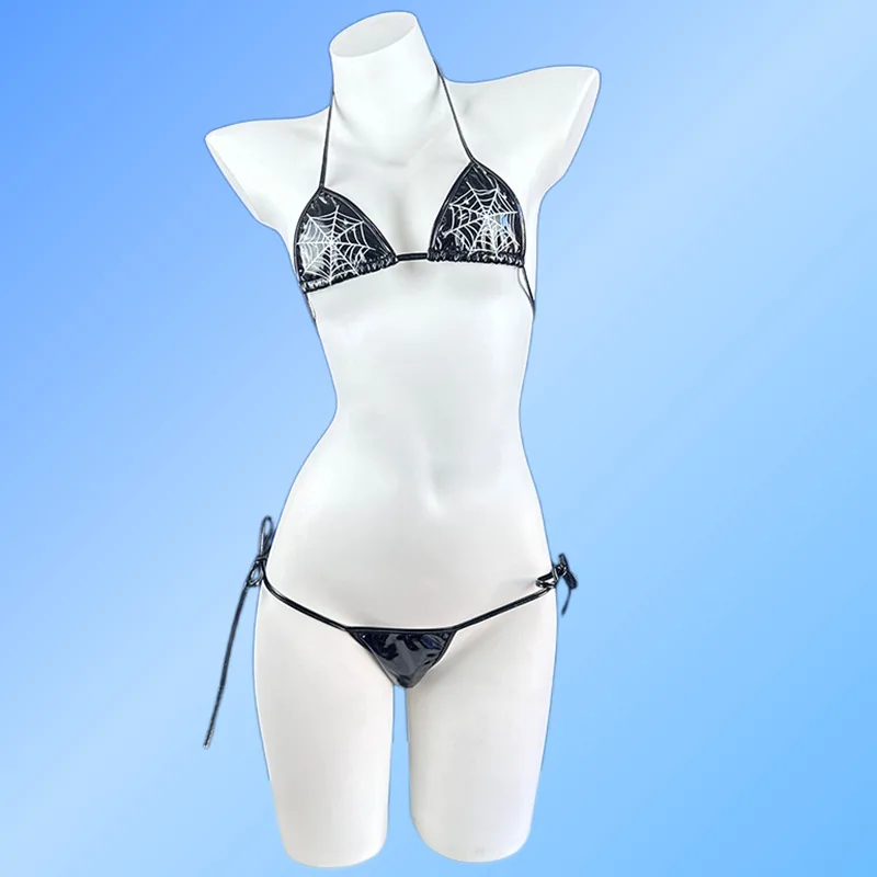 Erotic Sexy Spider Web Print Bikini Summer Beach Mini Bikini Set Women Sexy Underwear Temptation Lingerie Outfit Erotic Costumes
Erotic Sexy Spider Web Print Bikini Summer Beach Mini Bikini Set Women Sexy Underwear Temptation Lingerie Outfit Erotic Costumes