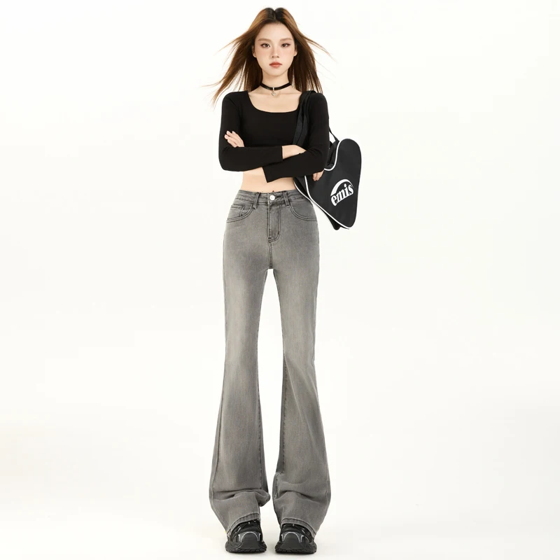 Винтажные женские прямые джинсы Y2k, удобные для кожи, удобные расклешенные повседневные джинсовые брюки в стиле ретро с низкой посадкой, базовые брюки в стиле Харадзюку
Винтажные женские прямые джинсы Y2k, удобные для кожи, удобные расклешенные повседневные джинсовые брюки в стиле ретро с низкой посадкой, базовые брюки в стиле Харадзюку