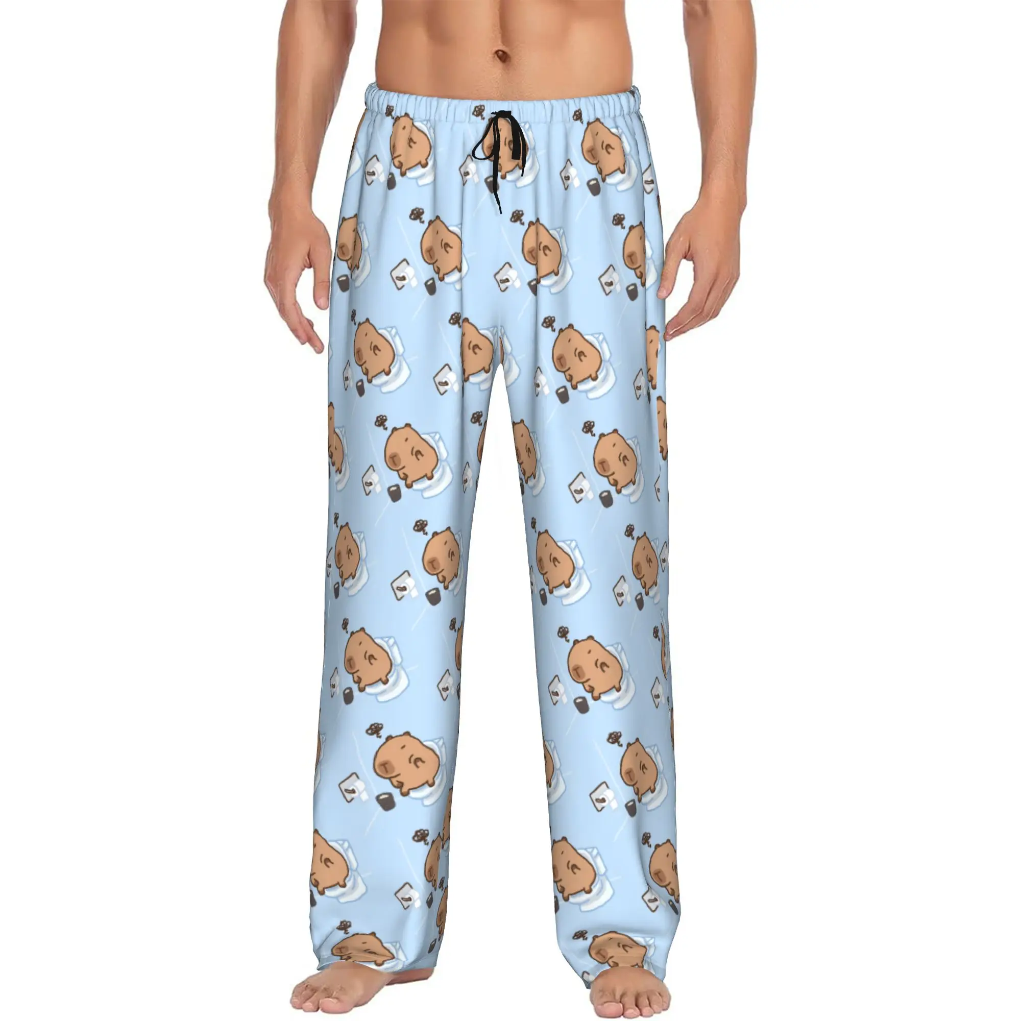 Custom Print Men's Funny Capybara Pajama Pants Sleepwear Sleep Lounge Bottoms with Pockets
Custom Print Men's Funny Capybara Pajama Pants Sleepwear Sleep Lounge Bottoms with Pockets