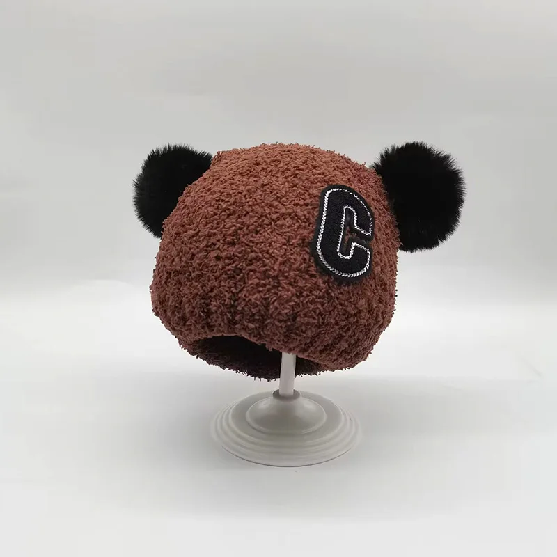 100% Cotton Plush Newborn Baby Hat Cute Bear Toddler Earflap Beanie Baby Winter Kids Hat for Girls and Boys
100% Cotton Plush Newborn Baby Hat Cute Bear Toddler Earflap Beanie Baby Winter Kids Hat for Girls and Boys
