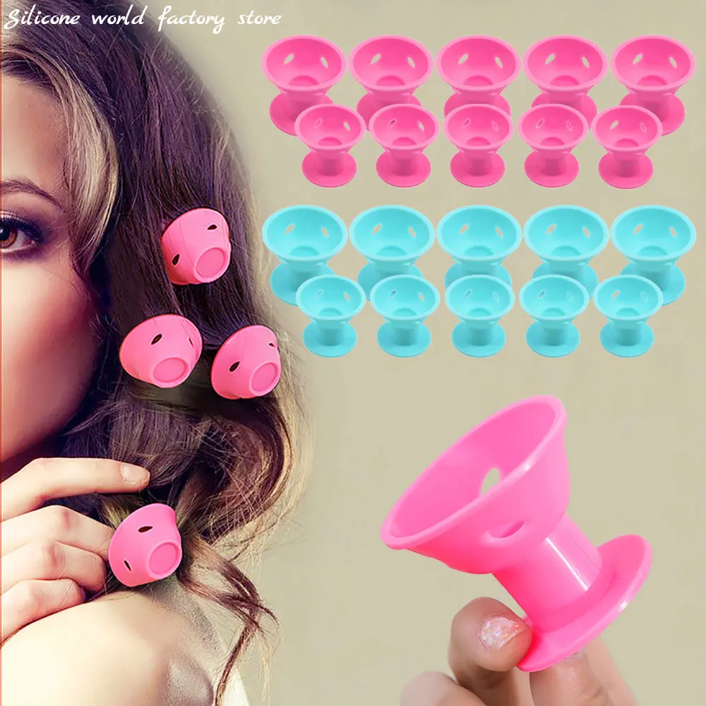 Silicone World 10PCS Set DIY Mushroom Hair Curler Lazy Silicone Rollers Hair Cylinder Twist Hair No Heat Hair Curling Tools
Silicone World 10PCS Set DIY Mushroom Hair Curler Lazy Silicone Rollers Hair Cylinder Twist Hair No Heat Hair Curling Tools