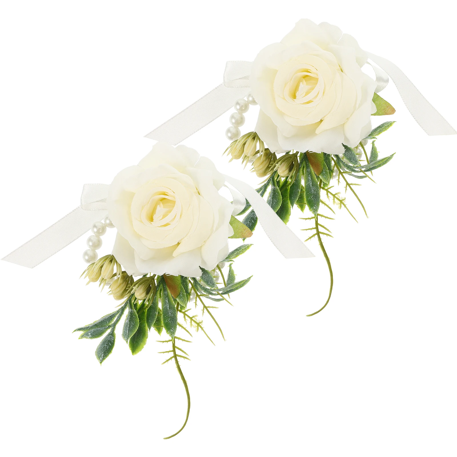 2pcs Wrist Flower Bracelets White Bride Hand Wristband Bridesmaid Bridal Party Rustic Wedding Decor Elegant Accessories
2pcs Wrist Flower Bracelets White Bride Hand Wristband Bridesmaid Bridal Party Rustic Wedding Decor Elegant Accessories