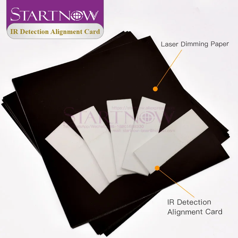 Startnow IR Laser Beam Alignment Card with Laser Dimming Paper CO2 Laser Path Calibration Target for Engraving Cutting Machine
Startnow IR Laser Beam Alignment Card with Laser Dimming Paper CO2 Laser Path Calibration Target for Engraving Cutting Machine